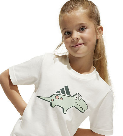 adidas Performance T-shirt - LK - Offwhite adidas Performance T-shirt - LK - Offwhite