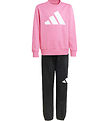 adidas Performance Sweatsæt - J BL FL Jog - Pnkfus/White adidas Performance Sweatsæt - J BL FL Jog - Pnkfus/White