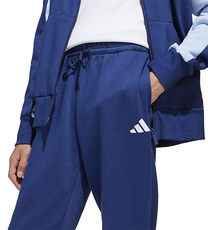 adidas Performance Sweatpants - J CB FL PT - Dkblue/Globlu/White