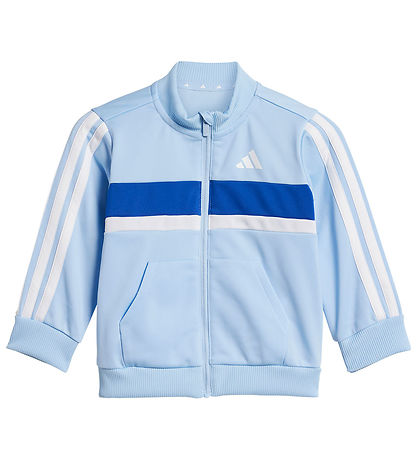 adidas Performance Træningssæt - I 3S Tib TS - Globlu/White/Royb adidas Performance Træningssæt - I 3S Tib TS - Globlu/White/Royb