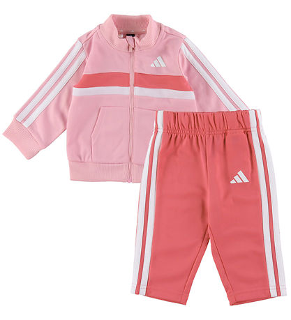 adidas Performance Træningssæt - I 3S Tib TS - Trupnk/White/Pnkf adidas Performance Træningssæt - I 3S Tib TS - Trupnk/White/Pnkf