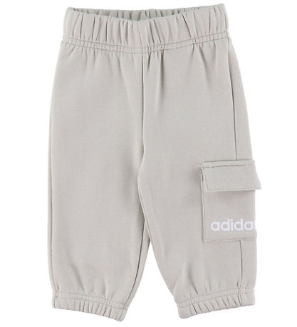 adidas Performance Sweatsæt - I Lin FL Jog - Wonalu/White