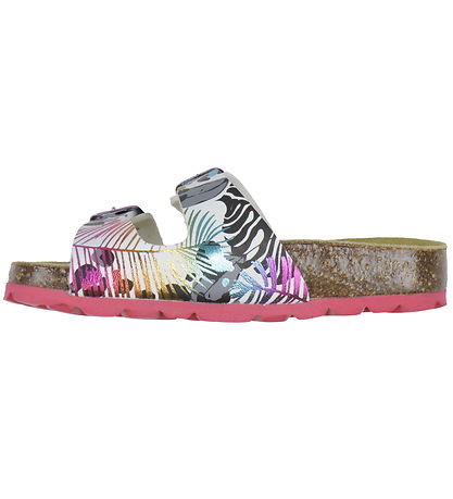 Superfit Sandaler - Fussbettpantoffel - Hvid/Lilla Superfit Sandaler - Fussbettpantoffel - Hvid/Lilla