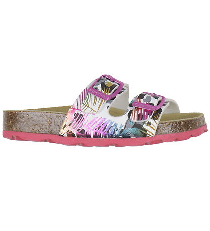 Superfit Sandaler - Fussbettpantoffel - Hvid/Lilla Superfit Sandaler - Fussbettpantoffel - Hvid/Lilla