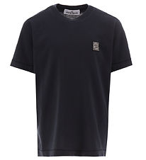 Stone Island T-shirt - Navy Blue m. Logo Stone Island T-shirt - Navy Blue m. Logo