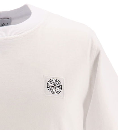 Stone Island T-shirt - Hvid m. Logo Stone Island T-shirt - Hvid m. Logo