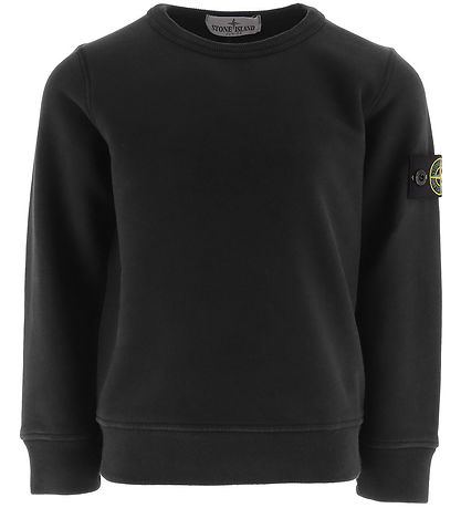 Stone Island Sweatshirt - Black w. Logo