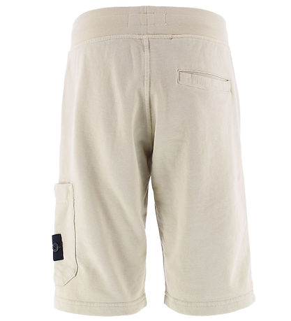 Stone Island Sweatshorts - Sand m. Logo