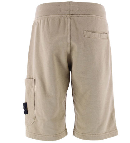 Stone Island Sweatshorts - Deserto m. Logo