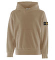 Stone Island Hættetrøje - Deserto m. Logo Stone Island Hættetrøje - Deserto m. Logo