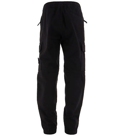Stone Island Bukser - Sort m. Logo