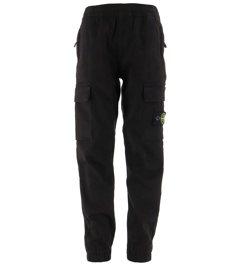 Pantalon Stone Island - Noir av Logo - Stone Island - 8 ans 128 - Pantalon - Coton 198 €