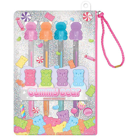 Hot Focus Taske m. Indhold - 4 Gelépenne/4 Post-It - Gel Pentast Hot Focus Taske m. Indhold - 4 Gelépenne/4 Post-It - Gel Pentast