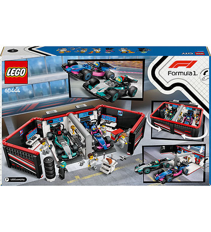 LEGO® City - F1® Garage: Mercedes-AMG og Alp... 60444 - 678 Dele LEGO® City - F1® Garage: Mercedes-AMG og Alp... 60444 - 678 Dele