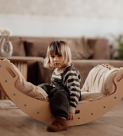 Hemmingsen Kids Luksus Madras - Velour - Luna - 140x60 cm - Beig