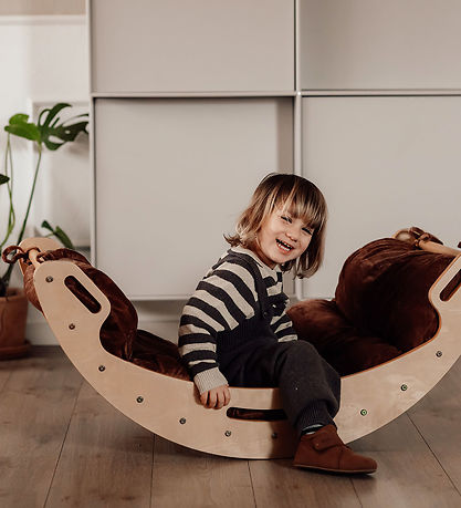 Hemmingsen Kids Luksus Madras - Velour - Luna - Brun