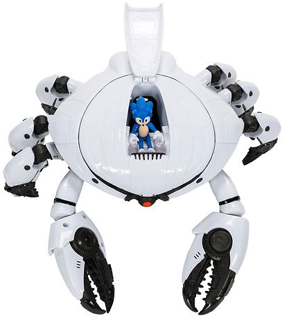 Sonic Legesæt m. Figur - Crab Mech Battle Playset