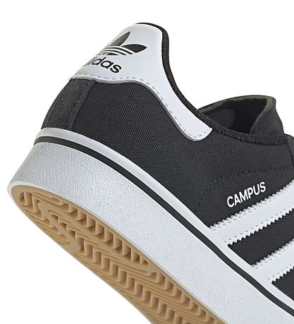 adidas Originals Sko - Campus Vulc J - CBLACK/FTWWHT/GUM3
