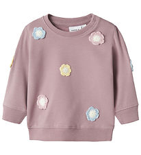Sweat-shirt Name It - NbfTella - Elderberry av. Fleurs Sweat-shirt Name It - NbfTella - Elderberry av. Fleurs