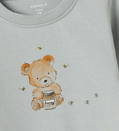 Name It Bodysuit L/Æ- NbmTeyman - Quarry