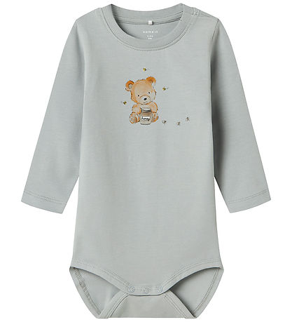 Name It Bodysuit L/Æ- NbmTeyman - Quarry