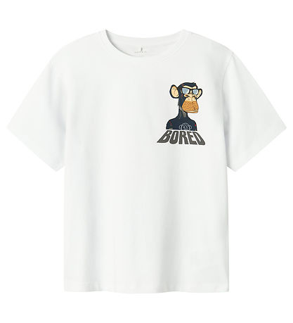 Name It T-Shirt - NkmDyn - Bored Of Directors - Bright White m.  Name It T-Shirt - NkmDyn - Bored Of Directors - Bright White m.
