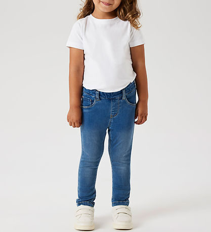 Name It Leggings - NmfSalli - Medium Blue Denim Name It Leggings - NmfSalli - Medium Blue Denim