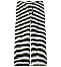 Name It Bukser - Rib - Noos - NkfSuraja - Sort m. Hvide Striber Name It Bukser - Rib - Noos - NkfSuraja - Sort m. Hvide Striber