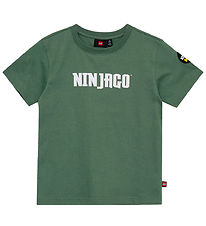 LEGO® Ninjago T-shirt - LWTano - Grøn m. Hvid LEGO® Ninjago T-shirt - LWTano - Grøn m. Hvid