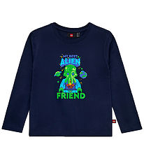 LEGO® Wear Bluse - LWTaffy - Dark Navy m. Alien LEGO® Wear Bluse - LWTaffy - Dark Navy m. Alien
