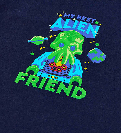 LEGO® Wear Bluse - LWTaffy - Dark Navy m. Alien LEGO® Wear Bluse - LWTaffy - Dark Navy m. Alien