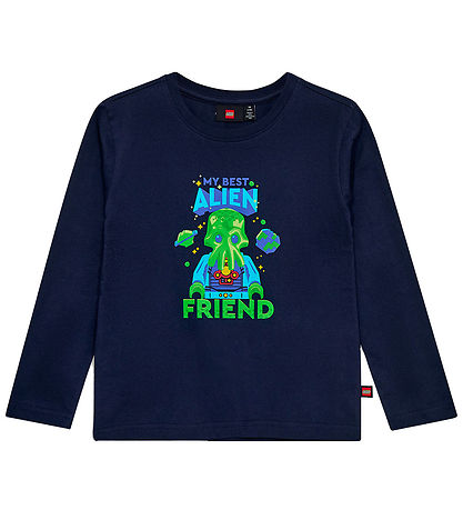 LEGO® Wear Bluse - LWTaffy - Dark Navy m. Alien LEGO® Wear Bluse - LWTaffy - Dark Navy m. Alien