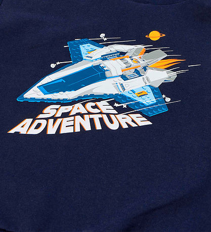LEGO® City Hættetrøje - LWSaku - Dark Navy m. Print