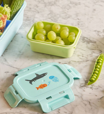 Rice Madkasse - Lunchbox - 250 ml - Mint/Wildlife