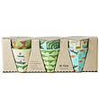 Rice Kopper - Melamin - 6 stk. - 160 ml - Mint/Wildlife Rice Kopper - Melamin - 6 stk. - 160 ml - Mint/Wildlife