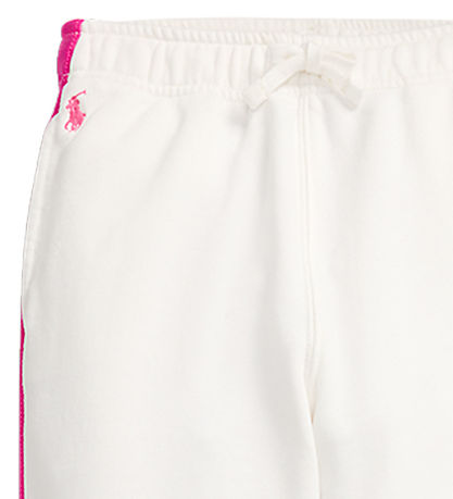 Polo Ralph Lauren Sweatpants - Hvid/Pink Polo Ralph Lauren Sweatpants - Hvid/Pink