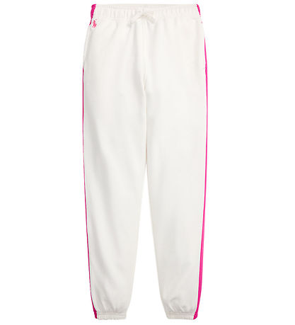 Polo Ralph Lauren Sweatpants - Hvid/Pink Polo Ralph Lauren Sweatpants - Hvid/Pink