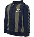 Hummel Cardigan - hmlErhan Zip - Black Iris Hummel Cardigan - hmlErhan Zip - Black Iris