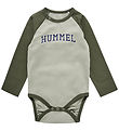 Hummel Bodysuit L/æ - hmlStein - Abbey Stone