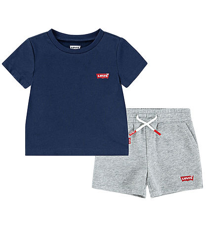 Levis Sæt - Shorts/T-shirt - Dress Blues Levis Sæt - Shorts/T-shirt - Dress Blues