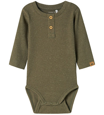 Name It Body l/æ - NbmBryan - Dusty Olive Name It Body l/æ - NbmBryan - Dusty Olive