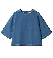 LMTD Bluse - 3/4 - NlfLotte - Light Blue Denim LMTD Bluse - 3/4 - NlfLotte - Light Blue Denim