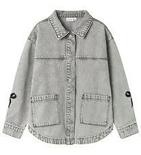 Name It Skjorte - NkfGloria - Light Grey Denim Name It Skjorte - NkfGloria - Light Grey Denim