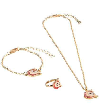 Konges Sløjd Smykkesæt - Unicorn - Gold Konges Sløjd Smykkesæt - Unicorn - Gold