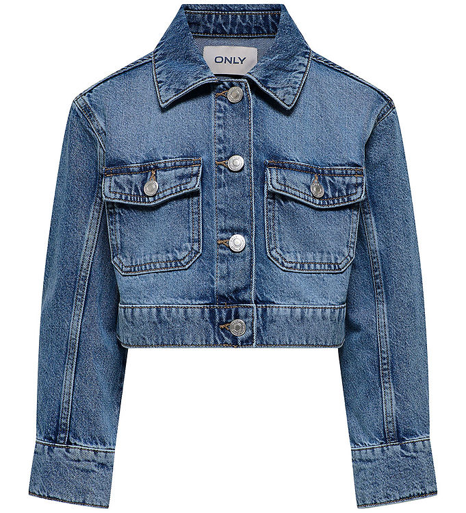 Kids Only Denimjakke - Noos - KogLumi - Medium Blue Denim