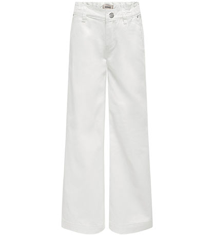 Kids Only Jeans - Noos - Wide - Denim - White Kids Only Jeans - Noos - Wide - Denim - White