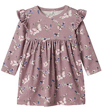 Name It Kjole - NbfBela - Elderberry m. Sommerfugle Name It Kjole - NbfBela - Elderberry m. Sommerfugle