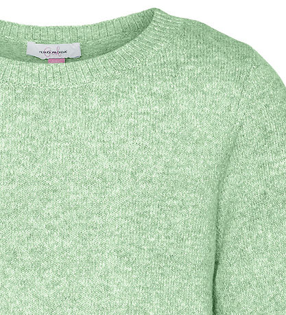 Vero Moda Girls Bluse - Noos - Strik - VmDoffy - Birds Egg Green Vero Moda Girls Bluse - Noos - Strik - VmDoffy - Birds Egg Green