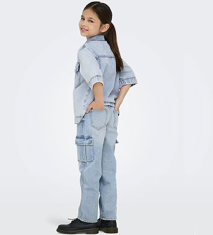 Kids Only Jeans - Wide - Noos - KogHarmony - Light Blue Denim Kids Only Jeans - Wide - Noos - KogHarmony - Light Blue Denim