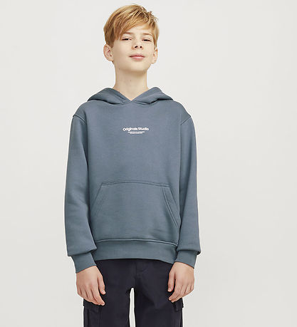 Jack & Jones Hættetrøje - Noos - JorVesterbro JNR - Stormy Weath Jack & Jones Hættetrøje - Noos - JorVesterbro JNR - Stormy Weath